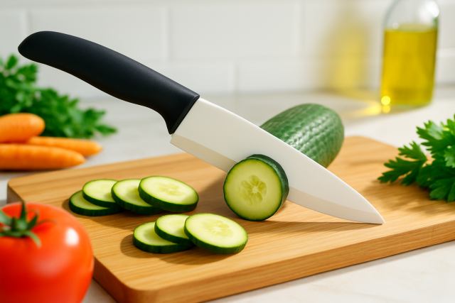 Avantages et inconvénients du couteau à lame céramique en cuisine