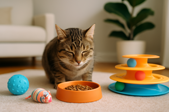 Mon chat mange beaucoup plus que d'habitude - que faire?
