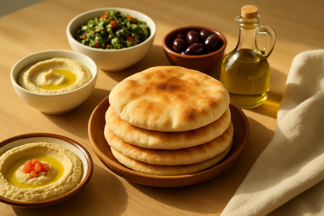 Pain du liban - recette traditionnelle facile
