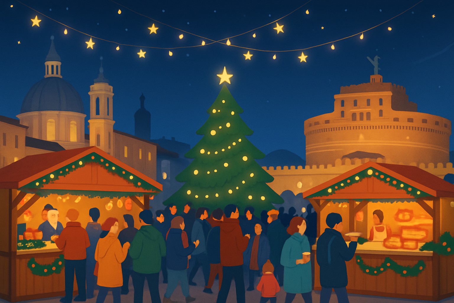 Marché de Noël à Rome - dates et meilleurs emplacements