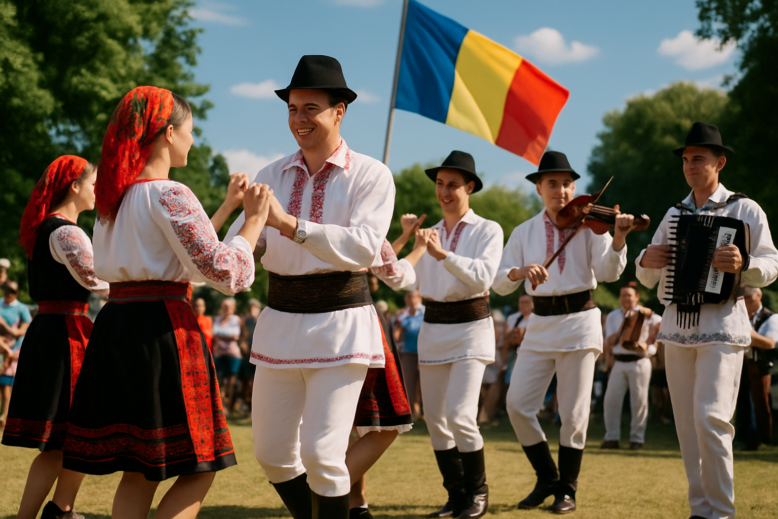 Festival culturel traditionnel en Roumanie célébré pendant un jour férié