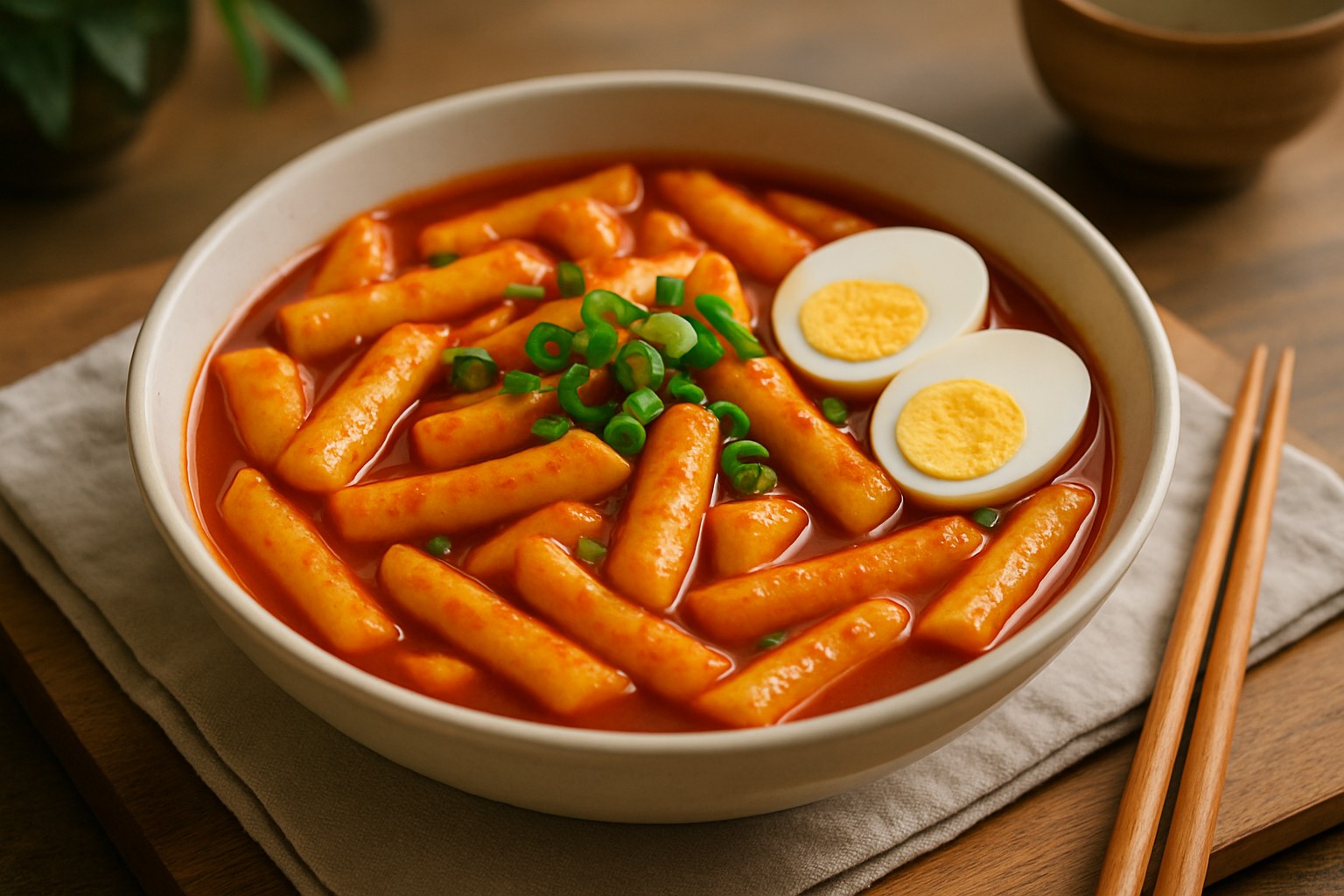 Recette coréenne de Tteokbokki épicée maison