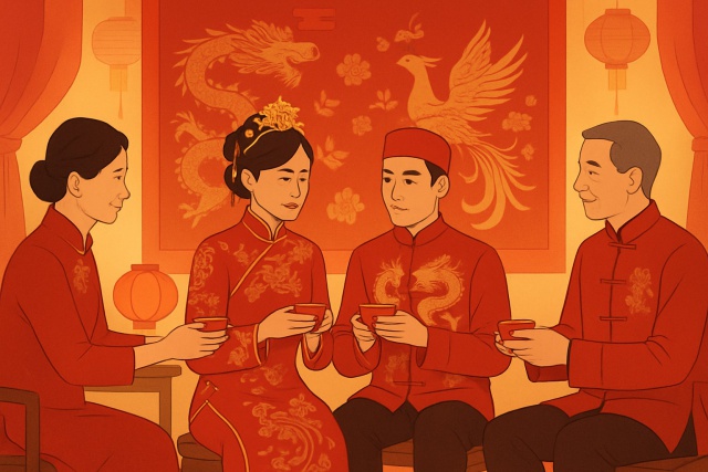 Mariage chinois traditionnel - Rituels et symboles
