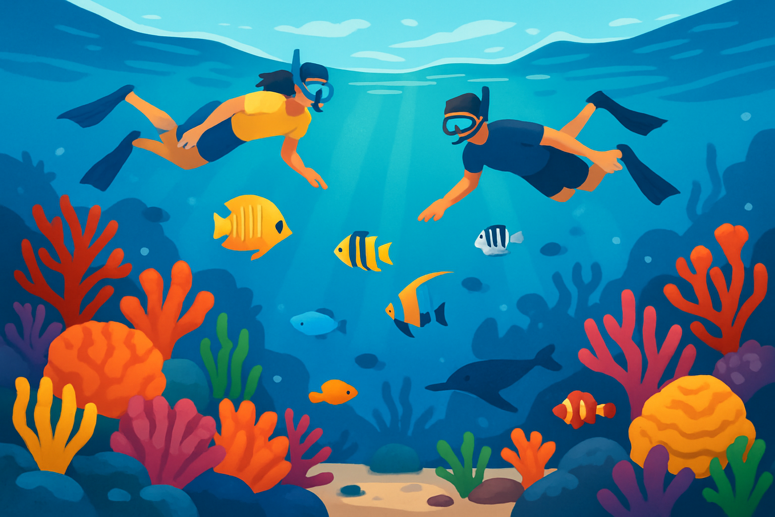 Récifs coralliens et faune marine dans les eaux claires des îles Perhentian