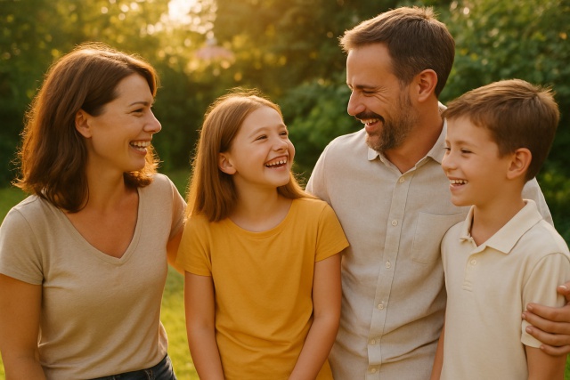 Idée de photo de famille pour capturer des moments spontanés